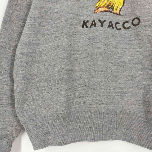 フォーティーファイブアール 45R 葉山ものがたり カヤッコプリントの908裏毛クルー レディース