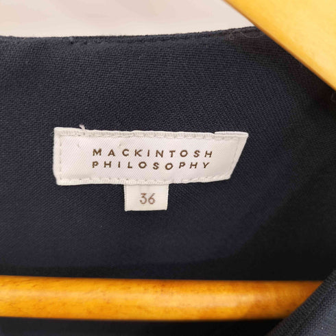 マッキントッシュフィロソフィー MACKINTOSH PHILOSOPHY リボンデザイン ワンピース レディース 36