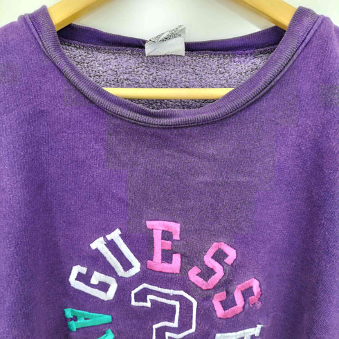 ゲス GUESS USA製 刺繍ロゴスウェット メンズ import:L
