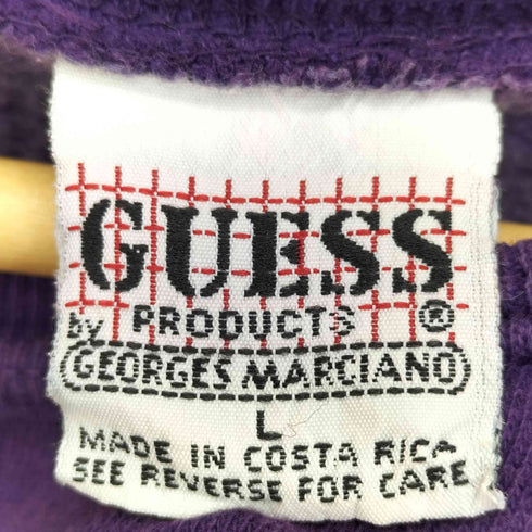 ゲス GUESS USA製 刺繍ロゴスウェット メンズ import:L