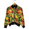 ジョイリッチ JOYRICH 総柄ジップアップブルゾン レディース import:S