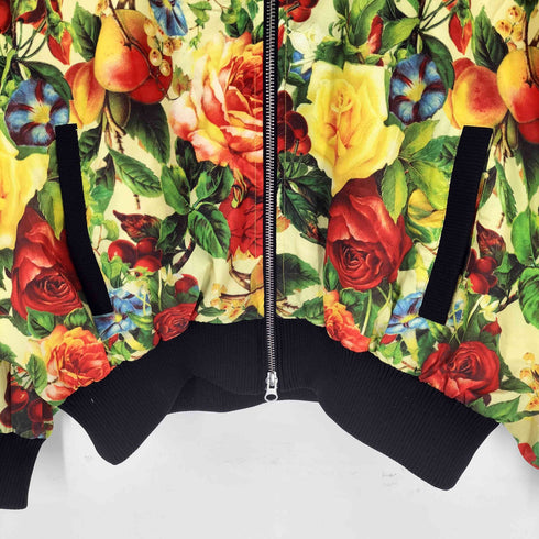 ジョイリッチ JOYRICH 総柄ジップアップブルゾン レディース import:S