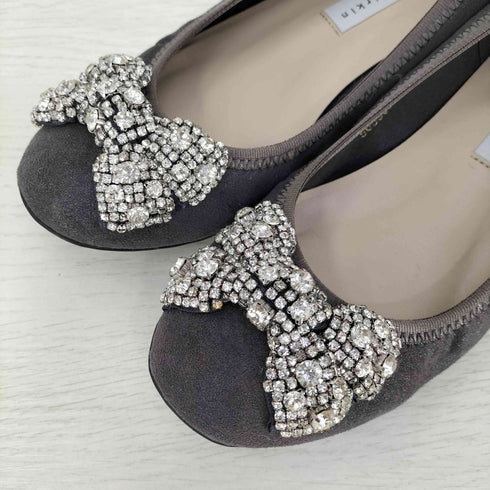 BRIDGET BIRKIN リボン ビジュー フラットパンプス レディース JPN:23.5