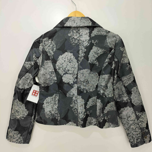 Le-Fluy 花柄刺繍 2B クロップドジャケット レディース