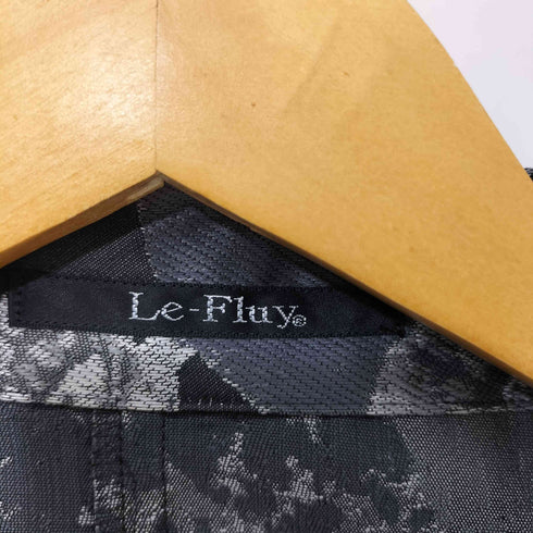 Le-Fluy 花柄刺繍 2B クロップドジャケット レディース