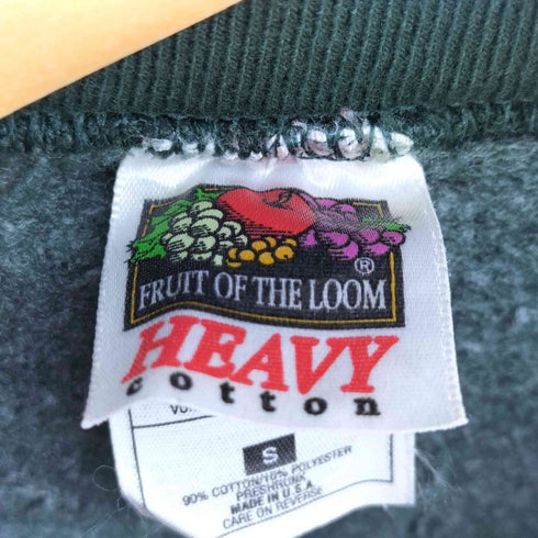 フルーツオブザルーム FRUIT OF THE LOOM 90S USA製 猫 刺繍 クルーネック スウェット レディース import:S