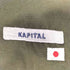 キャピタル KAPITAL ロゴボタン 月桂樹 革パッチ フロントポケット ワイド ミリタリー オーバーオール メンズ XS