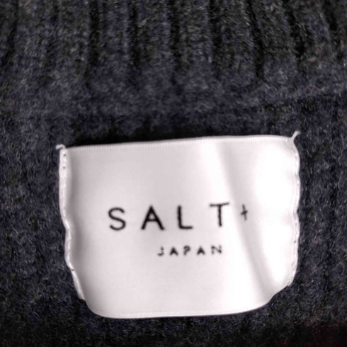 ソルトプラスジャパン SALT+JAPAN スタンドネック ベスト ニット ウール カーディガン レディース JPN:38