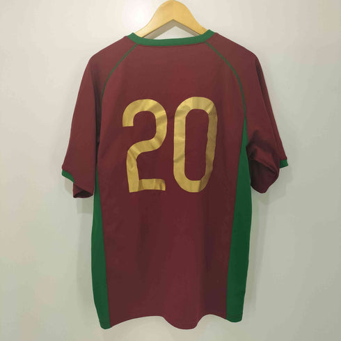 ナイキ NIKE 00s スウッシュ刺繍 バイカラー ゲームシャツ メンズ JPN:XXL