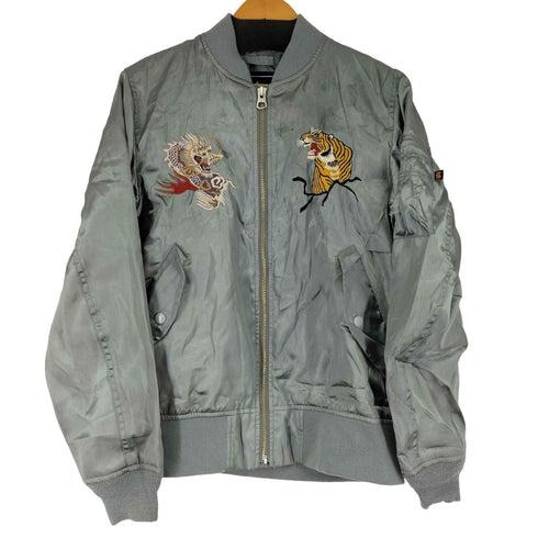 アルファインダストリーズ ALPHA INDUSTRIES スーベニアMA-1ジャケット メンズ import:M