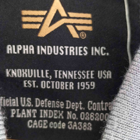 アルファインダストリーズ ALPHA INDUSTRIES スーベニアMA-1ジャケット メンズ import:M