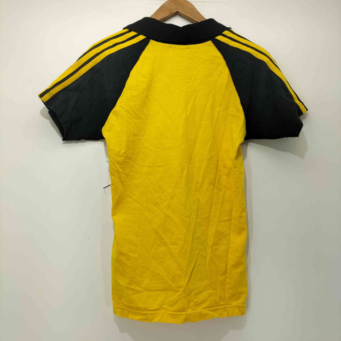 アディダス adidas 90s デサント製 トレフォイル バイカラー スリーストライプ スキッパーポロ レディース JPN:M