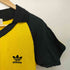 アディダス adidas 90s デサント製 トレフォイル バイカラー スリーストライプ スキッパーポロ レディース JPN:M