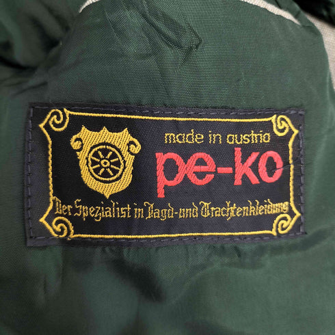 pe-ko austria 70-80S チロリアンジャケット 水牛の角のボタン メンズ