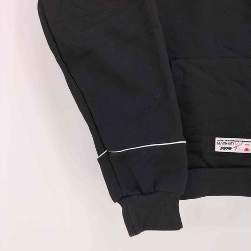 MAMC バタフライ刺繍 チャイナプルオーバーパーカー レディース L