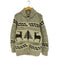 LONGHOUSE 80S カナダ製 ツリー 鹿 カウチン ジャケット メンズ import:M