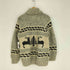LONGHOUSE 80S カナダ製 ツリー 鹿 カウチン ジャケット メンズ import:M