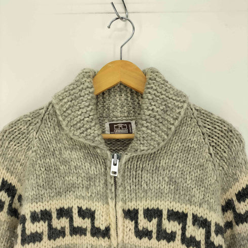 LONGHOUSE 80S カナダ製 ツリー 鹿 カウチン ジャケット メンズ import:M
