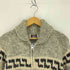 LONGHOUSE 80S カナダ製 ツリー 鹿 カウチン ジャケット メンズ import:M