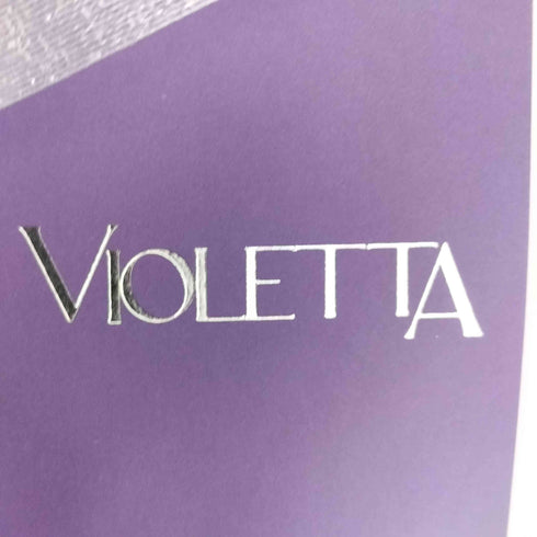 VIOLETTA サイドラインフラワーワイドパンツ 総レース レディース M