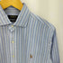 ポロラルフローレン POLO RALPH LAUREN CLASSIC FIT ポニー刺繍 ストライプ 長袖シャツ メンズ import:M