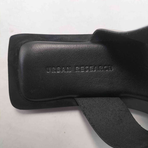 アーバンリサーチ URBAN RESEARCH レザー アシンメトリー トング サンダル レディース