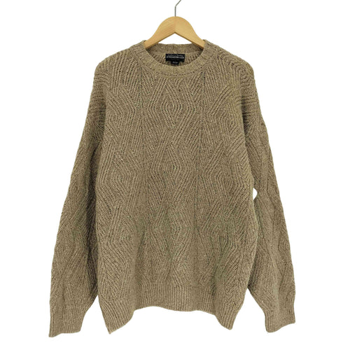IVYLEAGUERS CLUB イタリア製 ケーブル編み クルーネック ニット セーター メンズ import:M