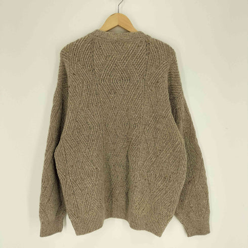 IVYLEAGUERS CLUB イタリア製 ケーブル編み クルーネック ニット セーター メンズ import:M