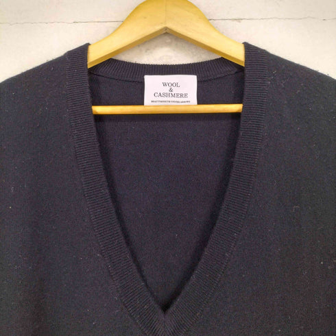 ビューティーアンドユースユナイテッドアローズ BEAUTY & YOUTH UNITED ARROWS ウールカシミヤ天竺ディープVネックニット レディース