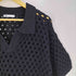 ザラ ZARA テクスチャー オープンニットセーター メンズ import:XL