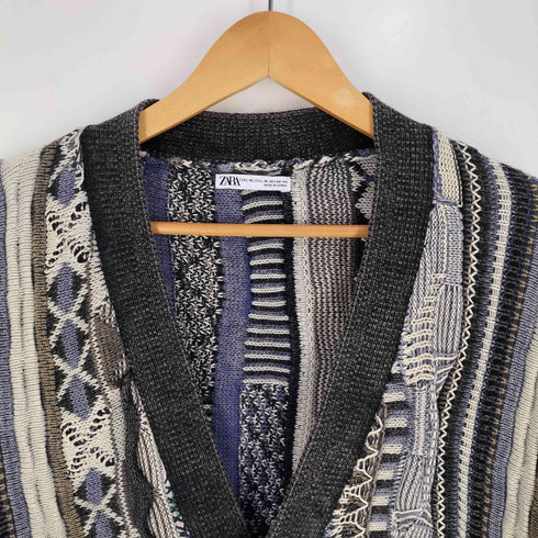 ザラ ZARA ABSTRACT JACQUARD メンズ import:XL