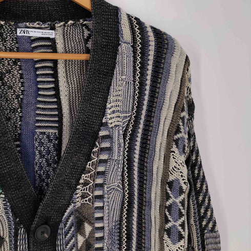 ザラ ZARA ABSTRACT JACQUARD メンズ import:XL