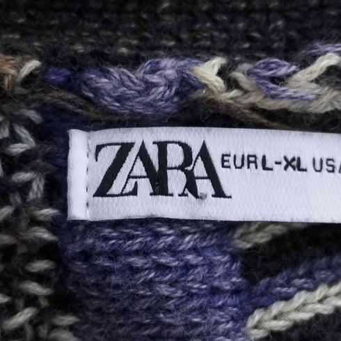 ザラ ZARA ABSTRACT JACQUARD メンズ import:XL
