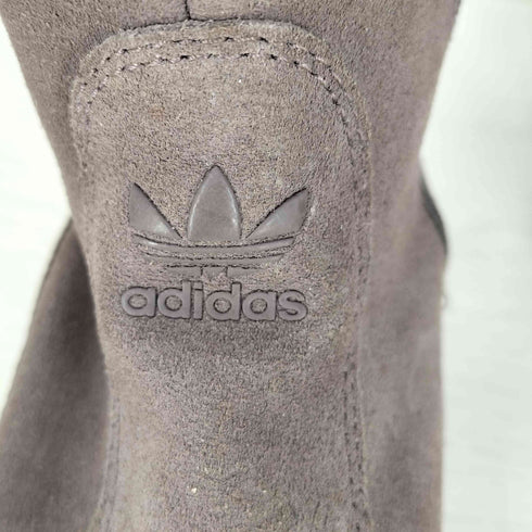 アディダスオリジナルス adidas Originals 00S ファー スリーストライプ トレフォイルロゴ スエード ショートブーツ レディース JPN:23.5