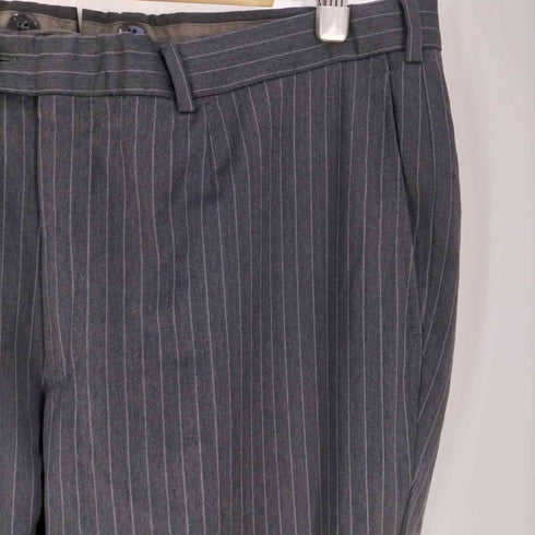 エルメネジルドゼニア Ermenegildo Zegna ストライプ ノータックスラックス メンズ