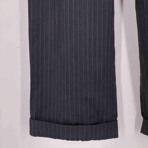 エルメネジルドゼニア Ermenegildo Zegna ストライプ ノータックスラックス メンズ