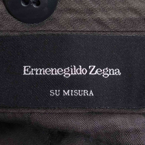 エルメネジルドゼニア Ermenegildo Zegna ストライプ ノータックスラックス メンズ