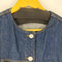 ザラ ZARA ノーカラーデニムジャケット レディース US M