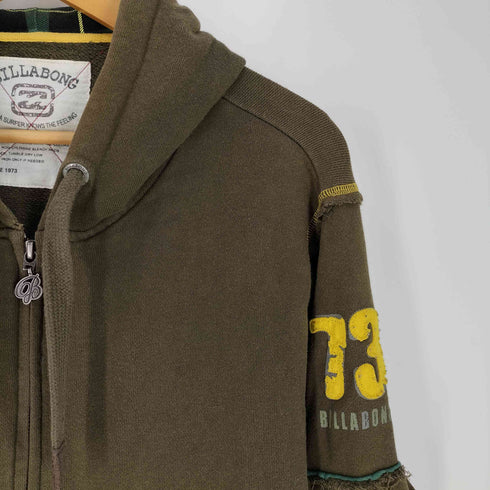 ビラボン BILLABONG インサイドアウト ダブルジップパーカー メンズ import:L
