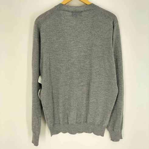 エンポリオアルマーニ EMPORIO ARMANI 24AW Plain-knit virgin-wool V-neck cardigan プレーンニット、バージンウールVネックカーディガン メンズ EUR:52