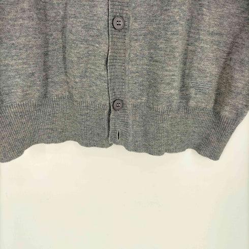 エンポリオアルマーニ EMPORIO ARMANI 24AW Plain-knit virgin-wool V-neck cardigan プレーンニット、バージンウールVネックカーディガン メンズ EUR:52