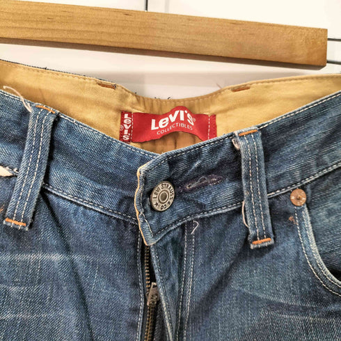 リーバイス Levis COLLECTIBLES レザー切り替え デニム メンズ 32/32