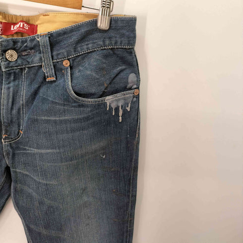 リーバイス Levis COLLECTIBLES レザー切り替え デニム メンズ 32/32