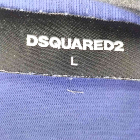 ディースクエアード DSQUARED2 フロントプリント クルーネックTシャツ メンズ import:L