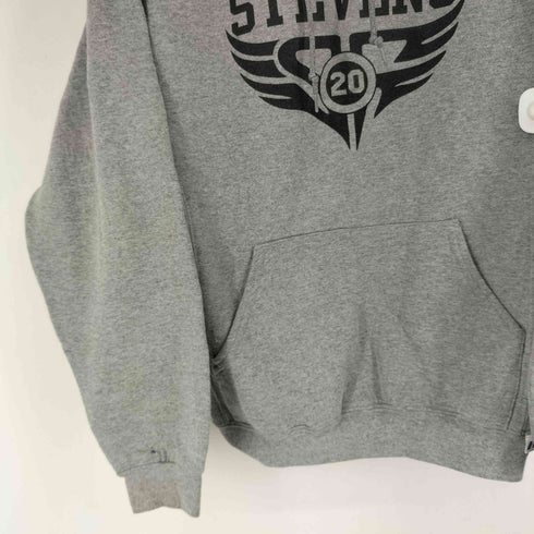 ラッセルアスレチック RUSSELL ATHLETIC 前V プリント リバースウィーブ フーディ メンズ JPN:M