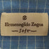 エルメネジルドゼニア Ermenegildo Zegna soft チェック ヘリンボーン織り コットン 長袖 シャツ メンズ XXL