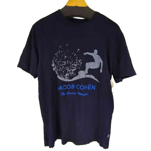 ヤコブコーエン JACOB COHEN フロントプリント S/S Tシャツ メンズ import:L
