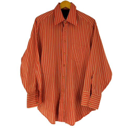 シアーズ Sears 70S ストライプ シャツ メンズ