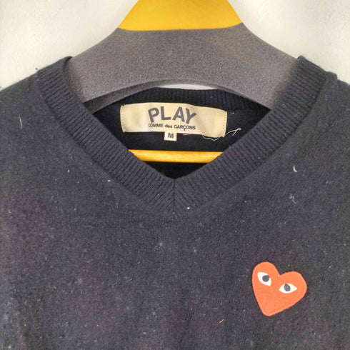 プレイコムデギャルソン PLAY COMME des GARCONS V-NECK PULLOVER メンズ JPN:M
