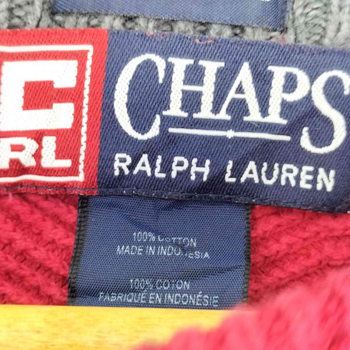 チャップスラルフローレン CHAPS RALPH LAUREN ヘリンボーン コットンニット メンズ JPN:M